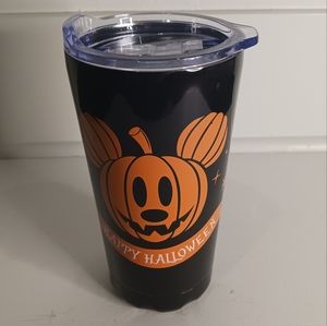 Stainless steel tumbler with Mickey Mouse pumpkin